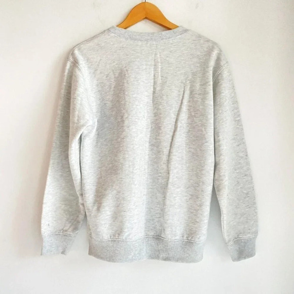 Mickey Mouse christams Holiday Theme Grey Sweatshirt M/L - Picture 3 of 4